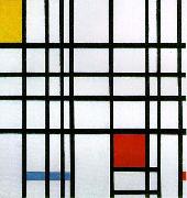 Piet Mondrian Piet Mondrian, Composition with Yellow, Blue, and Red painting
